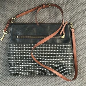 Fossil leather bag